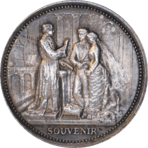 Avers Médaille de mariage Vernon