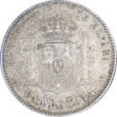 1 peseta Alphonse XIII toupet 1900 - Reverse