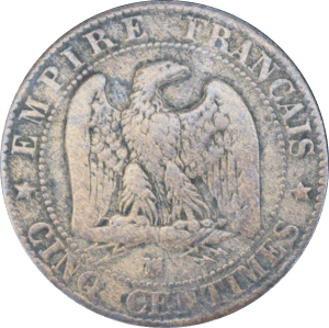 Revers 5 centimes 1855 MA Napoléon III