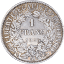1 franc 1895 A Cérès - Revers