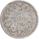 2 francs 1839 A Louis Philippe I - Revers