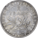 1 franc Semeuse 1902 - Revers