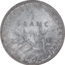 1 franc Semeuse 1904 - Revers