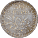 50 centimes Semeuse 1904 - Revers