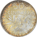 50 centimes Semeuse 1913 - Revers