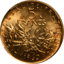 5 francs Semeuse 1960 - Revers