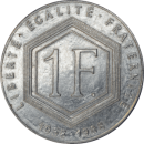 1 franc De Gaulle sans différents 1988 - Revers
