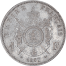 1 franc Napoléon III 1867 BB - Revers