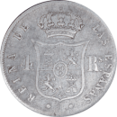 4 reales Isabel II 1853 Barcelone - Revers