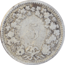 5 centimes Écusson 1850 BB - Revers