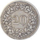 20 centimes Écusson - Revers