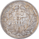 20 centimes Napoléon III 1854 A - Revers
