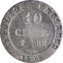10 centimes Napoléon 1808 BB - Revers