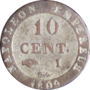 10 centimes Napoléon 1809 I - Revers