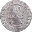 10 centimes Napoléon 1809 A - Revers