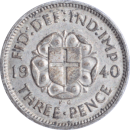 3 pence George VI 1940 - Revers