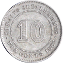 10 cents Victoria 1887 - Revers