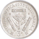 3 pence George V 1933 - Revers