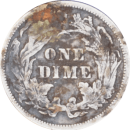 1 dime "Seated Liberty" 1891 - Revers