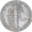 10 cents "Mercury Dime" 1944 - Revers
