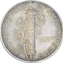 10 cents "Mercury Dime" 1942 - Revers