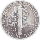 10 cents "Mercury Dime" 1936 - Revers