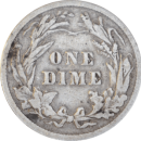 10 cents "Barber Dime" 1905 - Revers