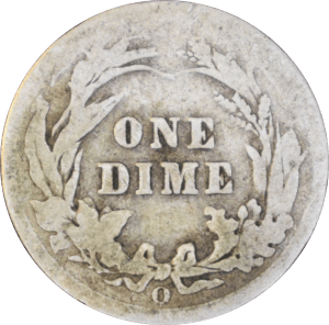 Revers 10 cents "Barber Dime" 1903 O