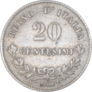 20 centesimi Victor-Emmanuel II 1863 M - Revers