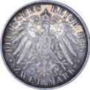 2 marks Wilhelm II 1913 A - Revers