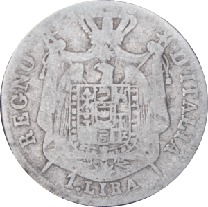 1 lire Napoléon Ier 1808 B - Revers