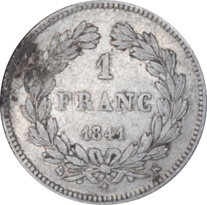 1 franc Louis-Philippe 1841 K - Revers