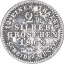 2½ silbergroschen Wilhelm I 1869 B - Revers