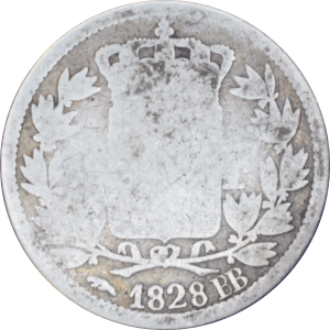 Revers ½ franc Charles X 1828 BB