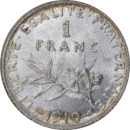 1 franc Semeuse 1910 - Revers