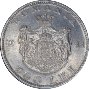 Revers 500 lei Mihai I 1944