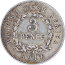3 pence George V 1914 - Revers