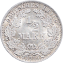 ½ mark Wilhelm II 1914 A - Revers