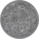 1 kreuzer Ludwig III 1848 - Revers