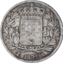 1 franc Charles X 1825 A - Revers
