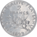 2 francs Semeuse 1899 - Revers