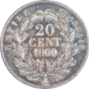 20 centimes Napoléon III 1860 A - Revers