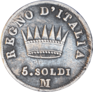 5 soldi Napoléon I 1809 M - Revers