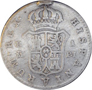 1 real Charles III 1781 M - Revers