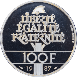 100 francs La Fayette 1987 BE - Revers