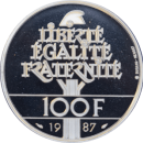 100 francs La Fayette 1987 BE - Revers