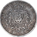 5 lires Carlo Felice 1827 P - Revers
