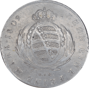 1 thaler Frédéric-Auguste I 1809 - Revers