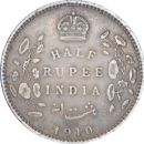 ½ roupie Edward VII 1910 - Revers
