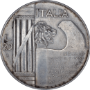 20 lires "Elmetto" Vittorio Emanuele III 1928 R - Revers